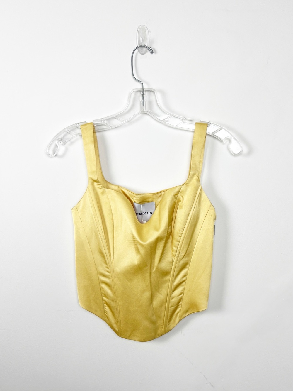 Mixed Gals Naomi Satin Corset Top XS